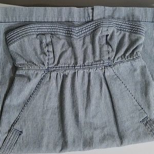 American Eagle Strapless Denim Dress w/Pockets